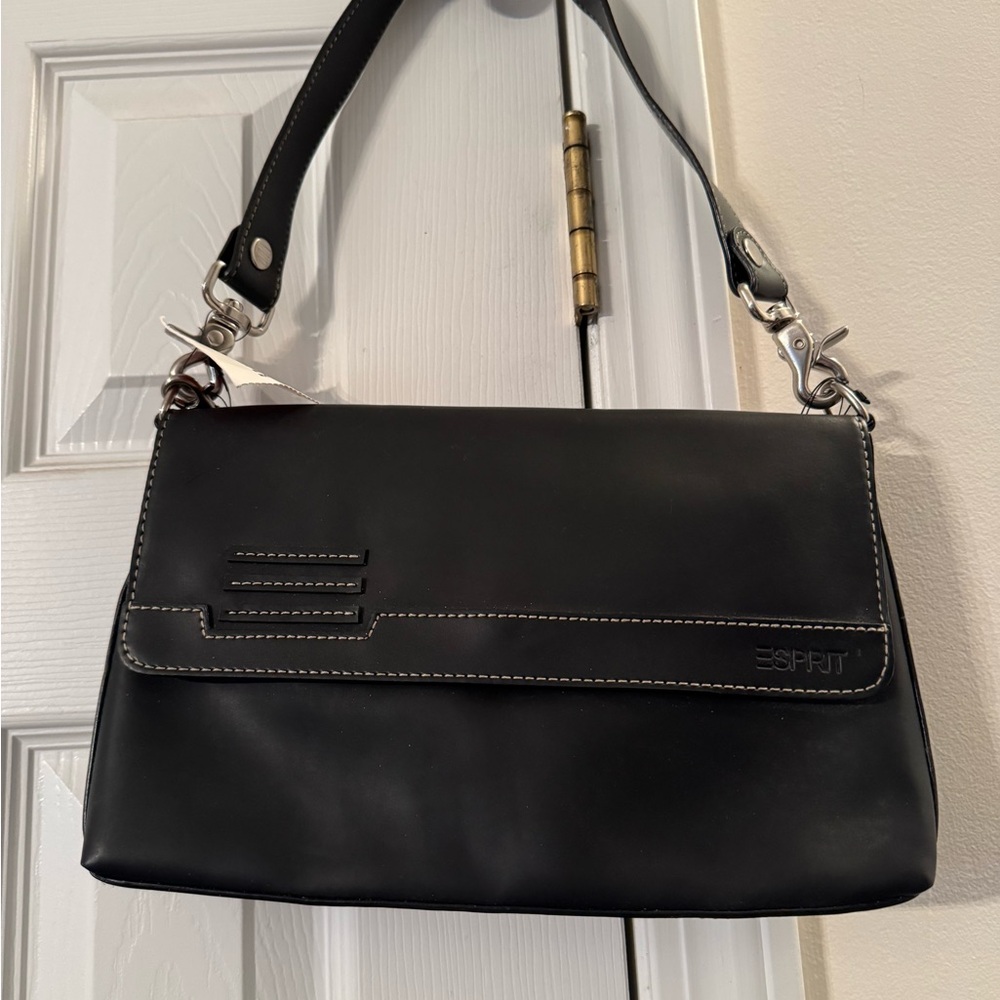 Esprit dark brown Shoulder Bag with Minimalist Design